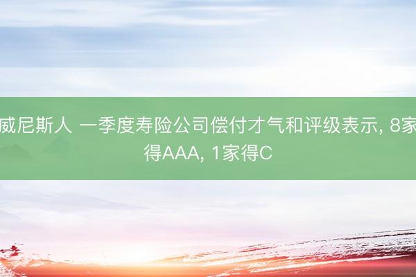威尼斯人 一季度寿险公司偿付才气和评级表示， 8家得AAA，<a href=