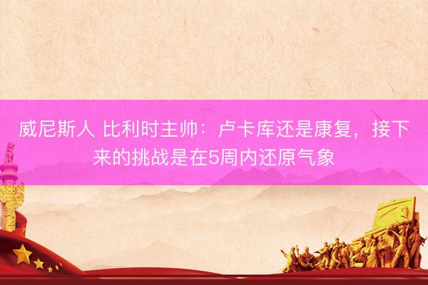 威尼斯人 比利时主帅：卢卡库还是康复，接下来的挑战是在5周内还原气象